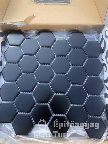 Dunin hexagon Black matt mozaik, kb.1,2m2