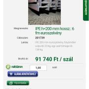 200mm IPE gerenda I gerenda