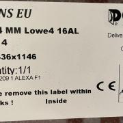 TRANS EU GT 24 MM Lowe4 16AL Float 4 tetőtéri ablak 336x1146 mm - új