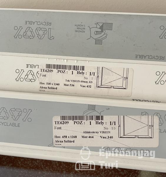 TRANS EU GT 24 MM Lowe4 16AL Float 4 tetőtéri ablak 336x1146 mm - új