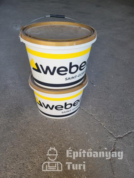 2x Weber Pas topDRY színvakolat - F04C színben
