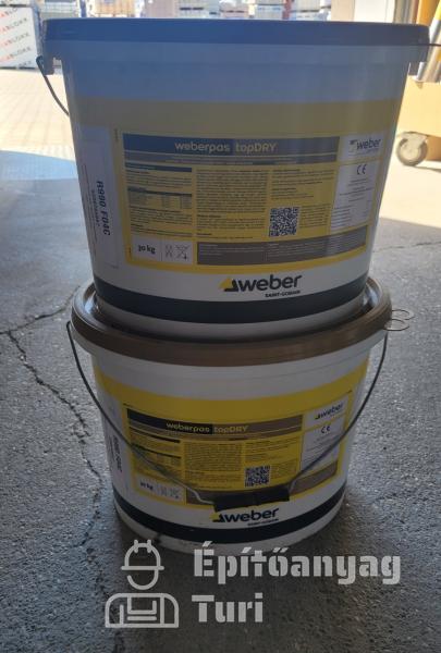 2x Weber Pas topDRY színvakolat - F04C színben